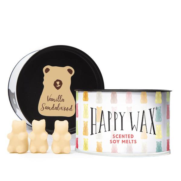 Happy Wax - Vanilla Sandalwood Bear Wax Melts Scented Soy Wax Melts 