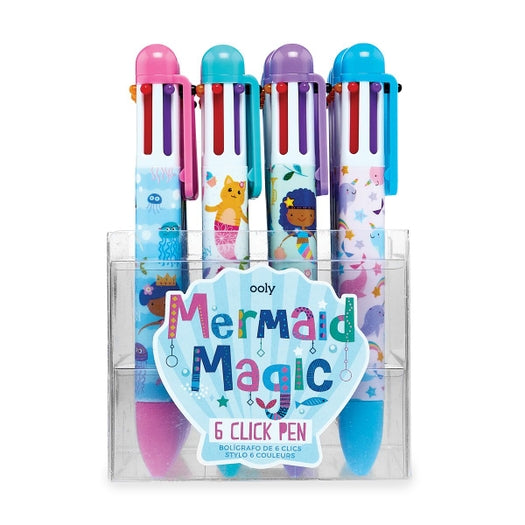 Ooly 6 Click Pens Mermaid Magic
